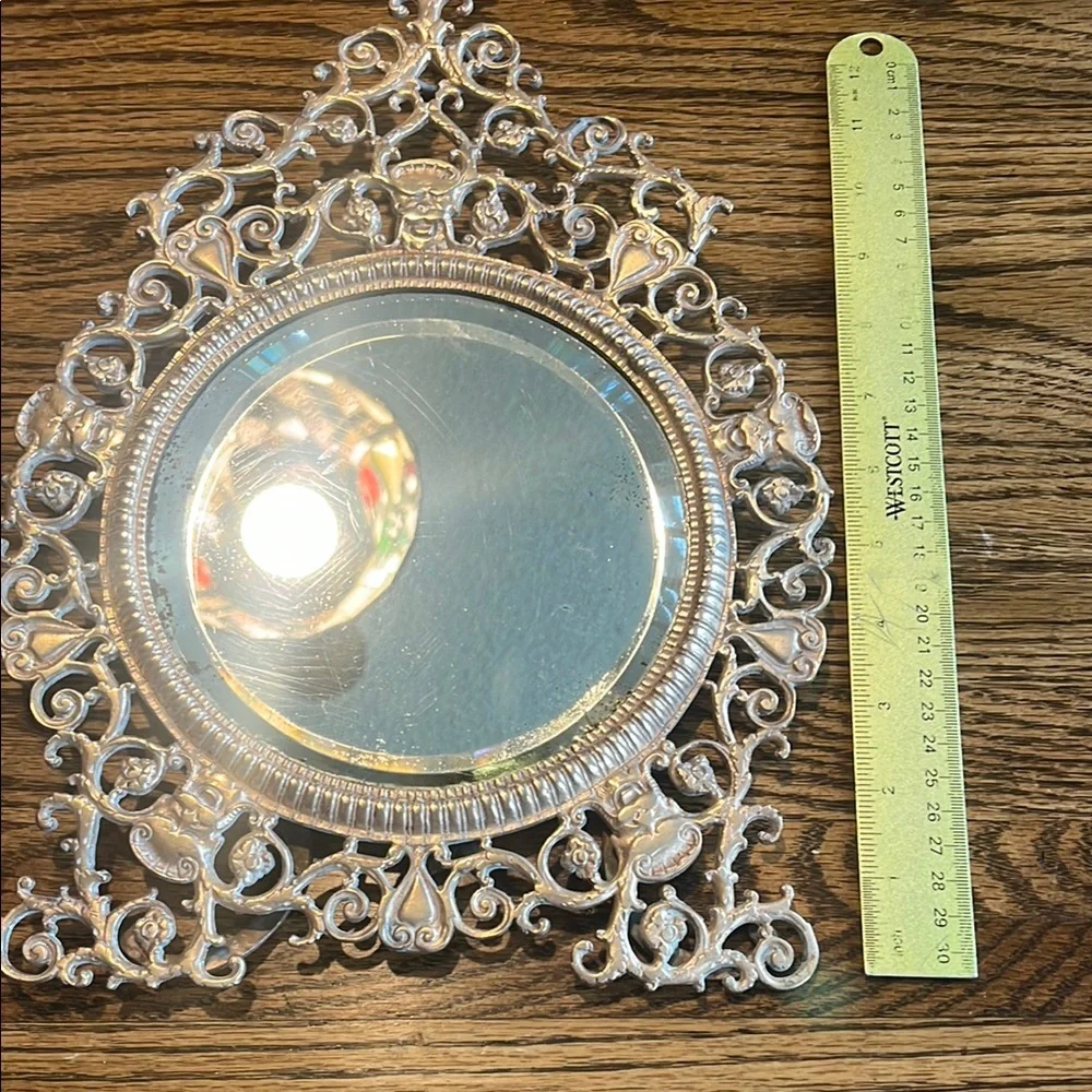 Bacchus Antique Victorian Mirror 🪞 Brass